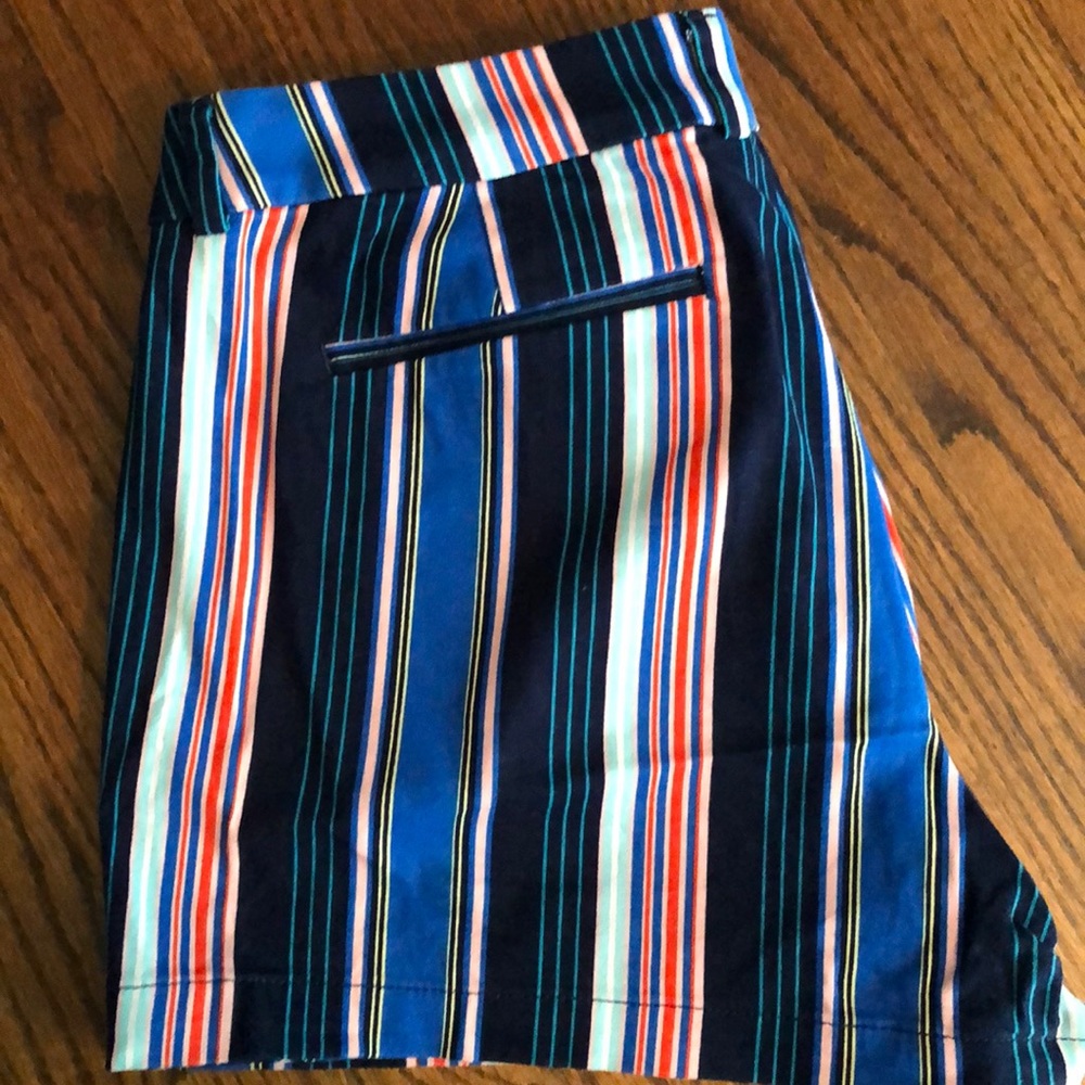 Striped Khaki shorts